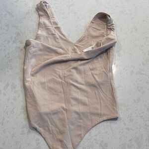 Banana Republic Scoopneck Thong Bodysuit S Small True Hue